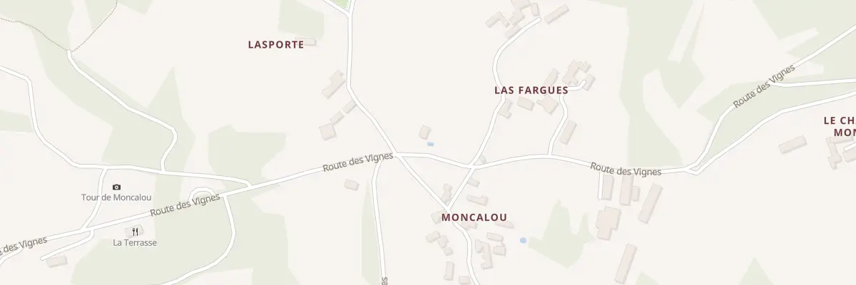 Plan du 829 Rte des Vignes à Florimont-Gaumier