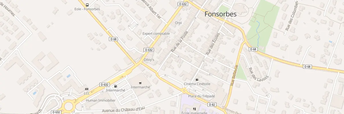 Plan du 5 Rue des Glycines à Fonsorbes
