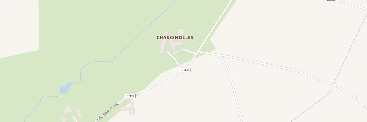 Plan du 175 Chassenolles à Villeloin-Coulangé