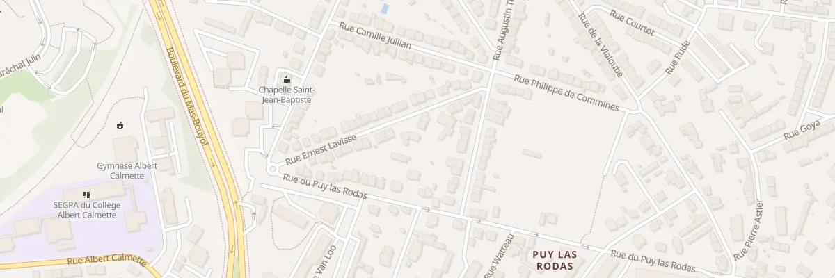 Plan du 17 Rue Ernest Lavisse à Limoges