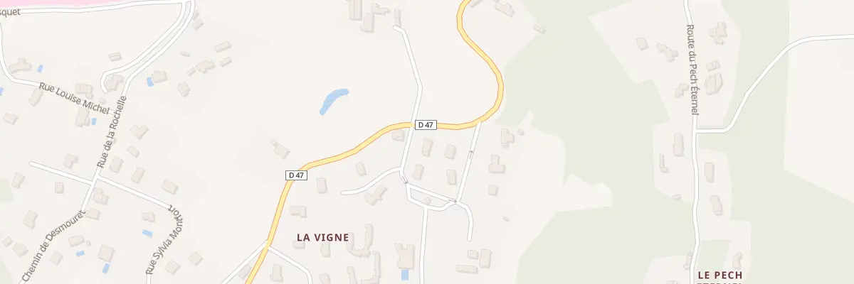 Plan du 15 Che de la Vigne du Foussat à Sarlat-la-Canéda