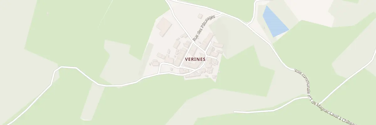 Plan du 5025 Verines à Villefavard