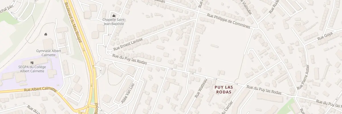 Plan du 112 Rue du Puy Las Rodas à Limoges