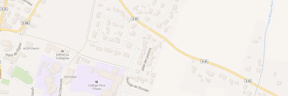 Plan du 9 All des Jasmins à Lherm