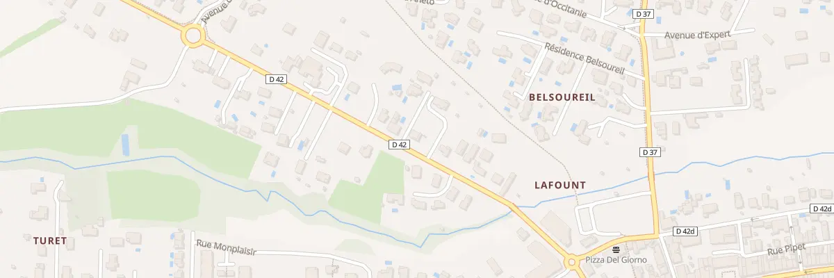 Plan du 12 Av de Bouconne à Léguevin