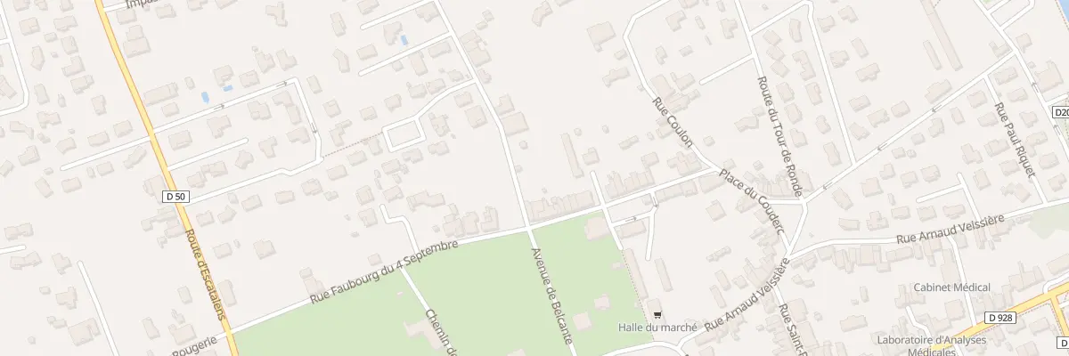 Plan du 36 Rue Faubourg du 4 Septembre à Montech