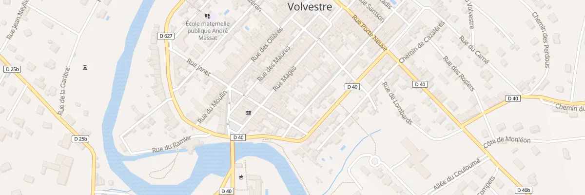 Plan du 26 Rue Mages à Montesquieu-Volvestre