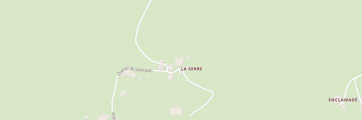 Plan du 13 Serre de Saint Jean à Lescure