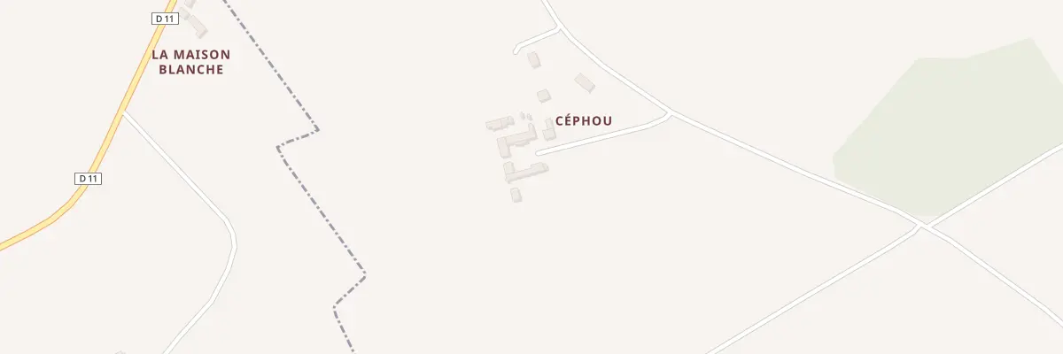 Plan du 280 Céphou à Orbigny