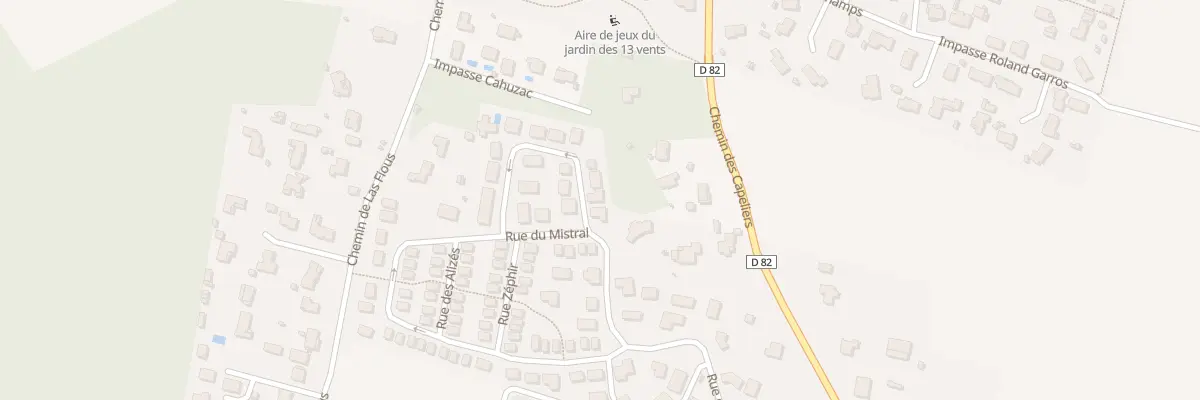 Plan du 3 Rue du vent d’Autan à Fonsorbes