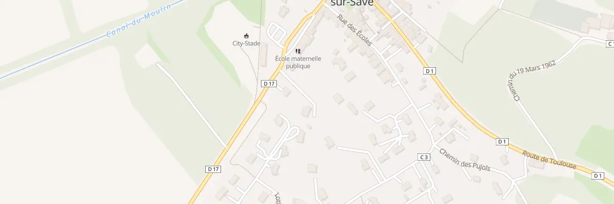 Plan du 9 Rte de Lévignac à Montaigut-sur-Save