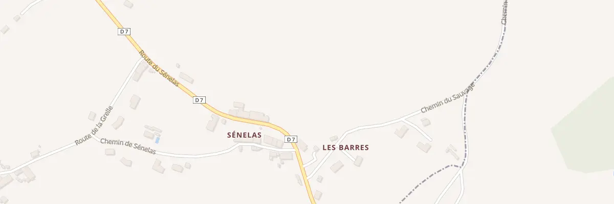 Plan du 14T Rte de Sénélas à Saint-Jouvent