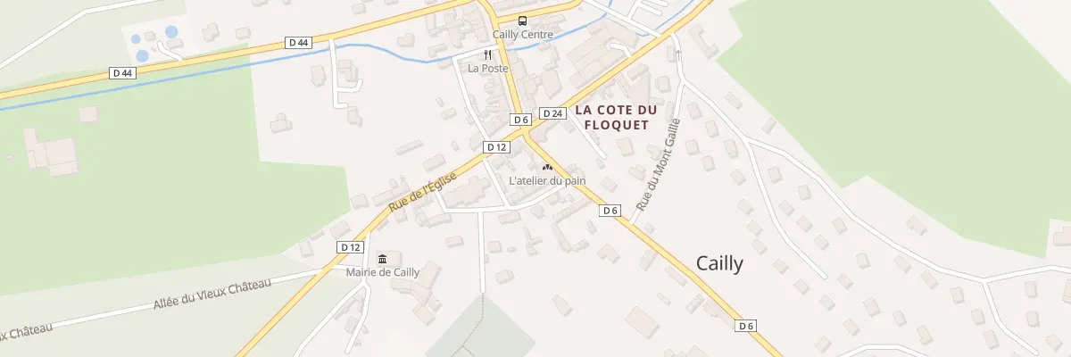Plan du 5101 Le Bourg à Cailly