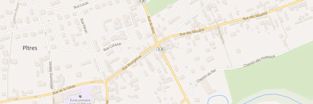 Plan du 28 Rue Bourgerue à Pîtres