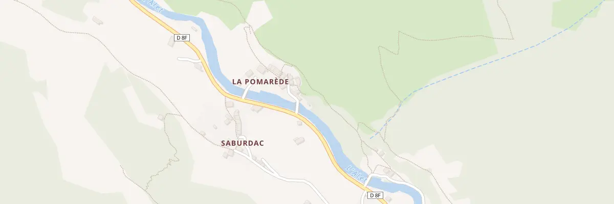 Plan du 55 La Poumarede à Ustou