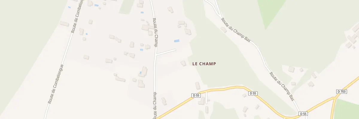 Plan du 132 Rte du Champs à Vitrac