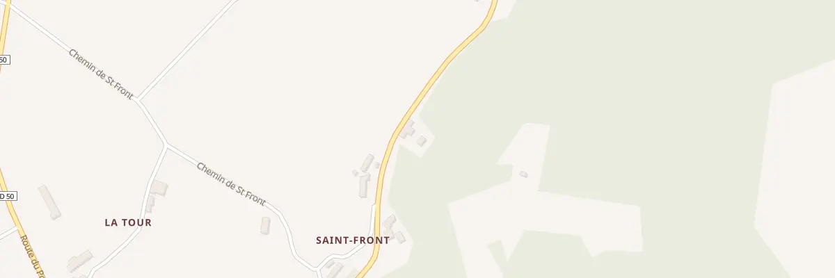 Plan du 31 Saint Front à Domme