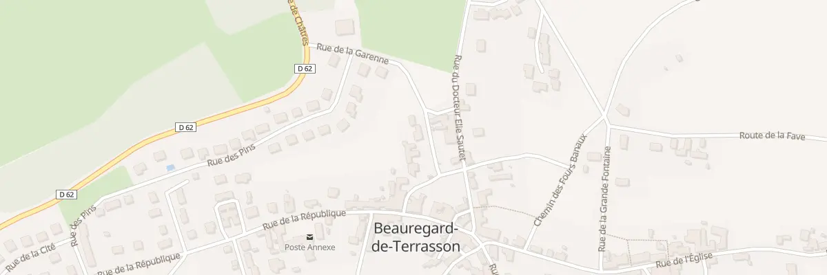 Plan du 1 Rue du Huit Mai à Beauregard-de-Terrasson