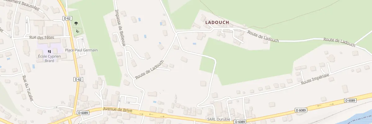 Plan du 9 Rte de Ladouch au Lardin-Saint-Lazare