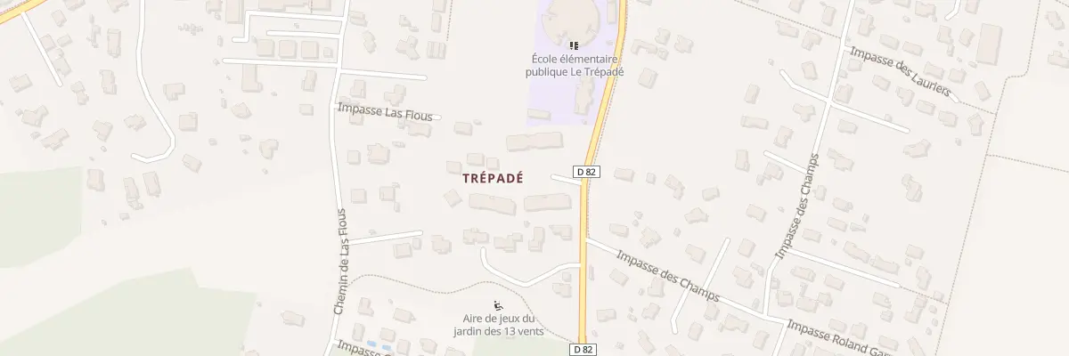 Plan du 433 Che de Capelier à Fonsorbes