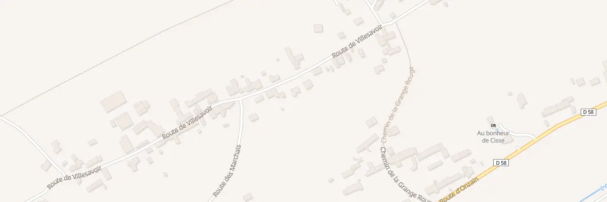Plan du 23 Rte de Villesavoir à Valloire-sur-Cisse