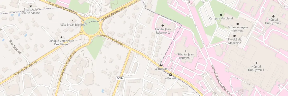 Plan du 1 Rue du Buisson à Isle