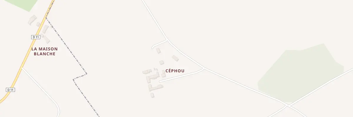 Plan du 4 Céphou à Orbigny