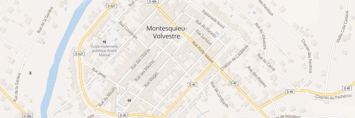 Plan du 7 Rue Saint-bernard à Montesquieu-Volvestre
