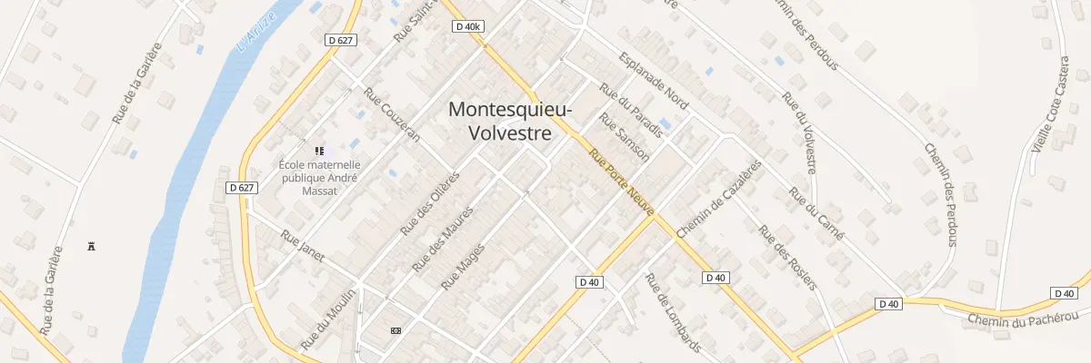 Plan du 74 Rue Mages à Montesquieu-Volvestre