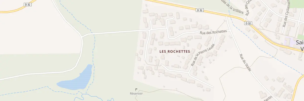 Plan du 21 Rue des Rochettes à Saint-Lubin-en-Vergonnois