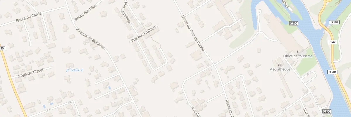 Plan du 36 Rue Lagafette à Montech