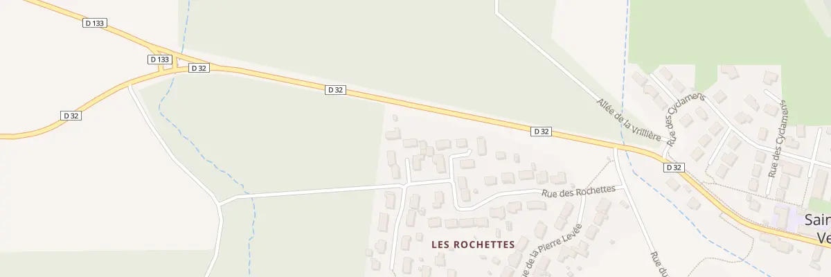 Plan du 28 Rue des Rochettes à Saint-Lubin-en-Vergonnois