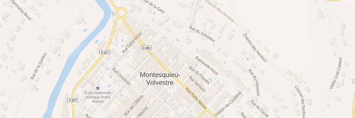 Plan du 2 Rue du Paradis à Montesquieu-Volvestre
