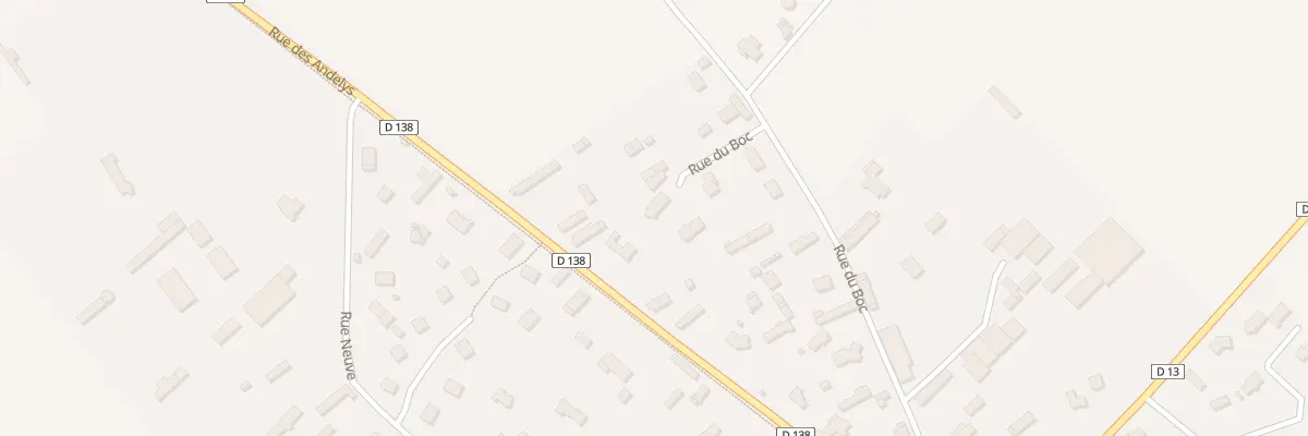Plan du 333 Rue du Boc à La Neuville-Chant-d’Oisel