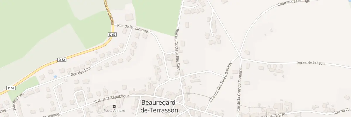 Plan du 9 Rue du Docteur Elie Sautet à Beauregard-de-Terrasson