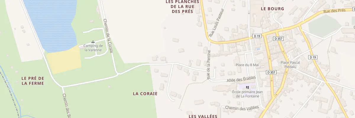 Plan du 8 Che de la Coraie à Morée