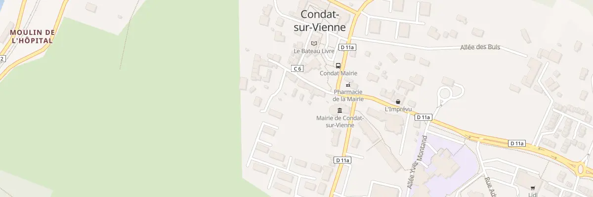 Plan du 7 Rue de Forstfeld à Condat-sur-Vienne