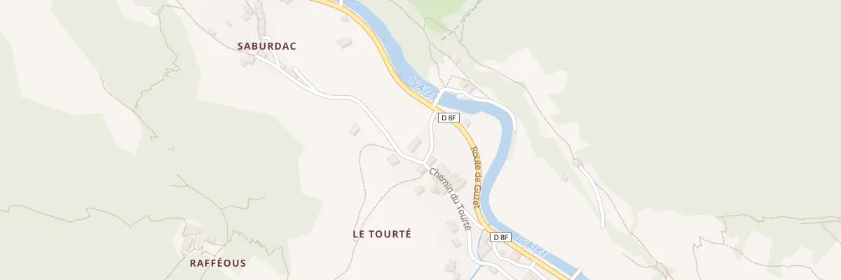Plan du 58B Tourte à Ustou