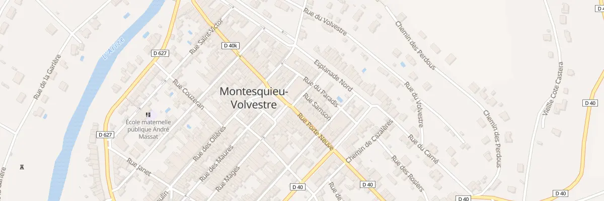 Plan du 3 Rue Porte Neuve à Montesquieu-Volvestre