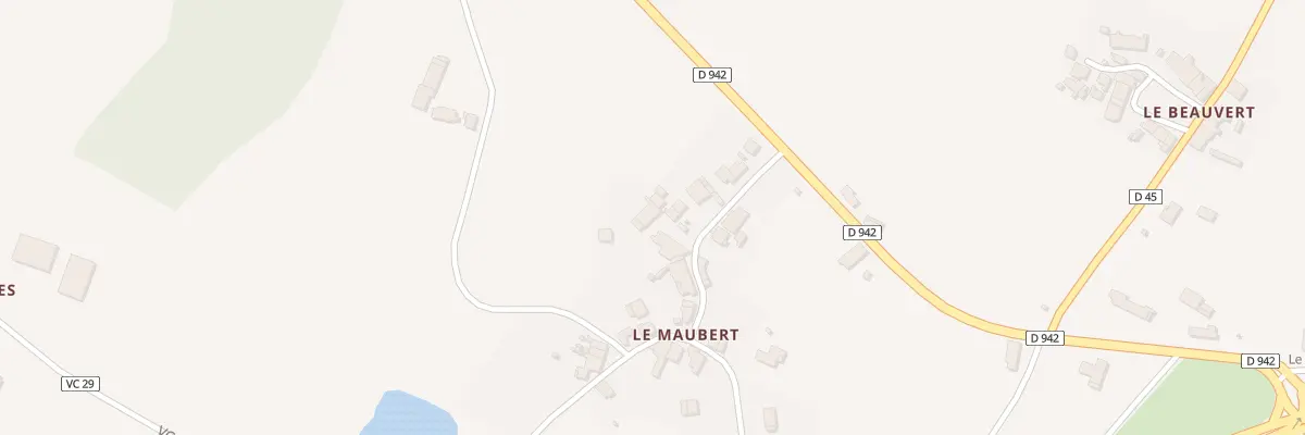 Plan du 9 Le Maubert à Dompierre-les-Églises