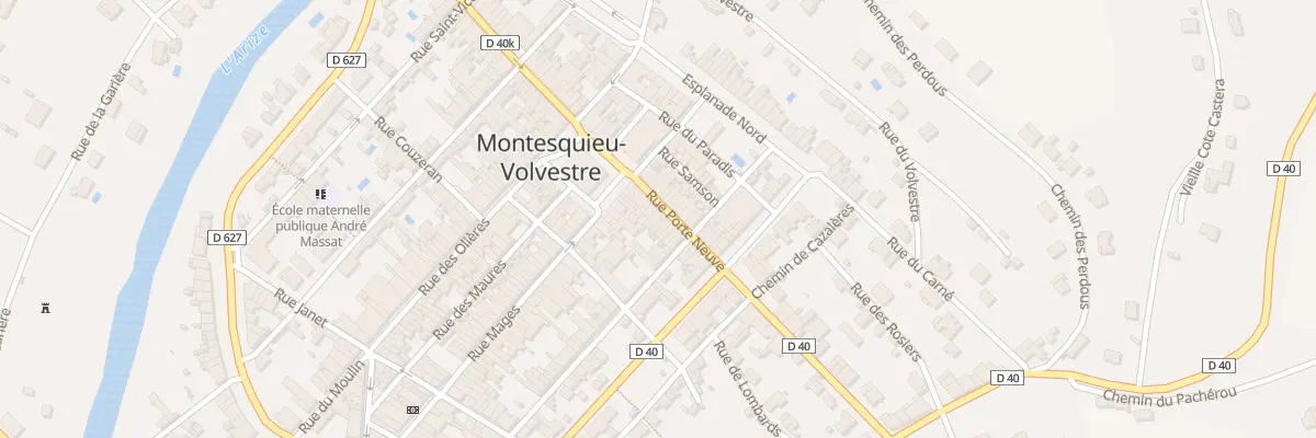 Plan du 8 Rue Porte Neuve à Montesquieu-Volvestre