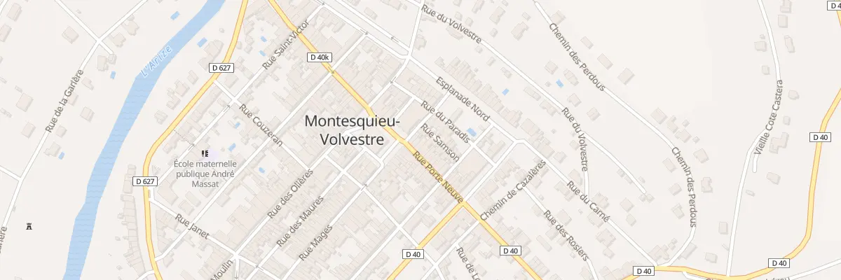 Plan du 5 Rue Porte Neuve à Montesquieu-Volvestre