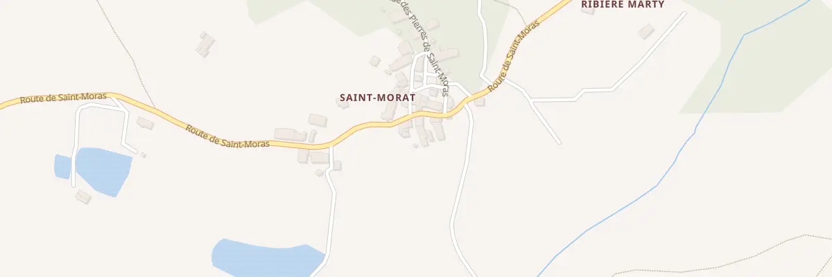 Plan du 22 Rte de Saint Moras à Thouron