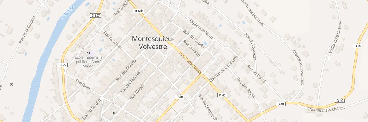 Plan du 10 Rue Porte Neuve à Montesquieu-Volvestre