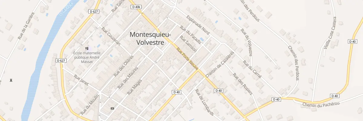 Plan du 14 Rue Porte Neuve à Montesquieu-Volvestre
