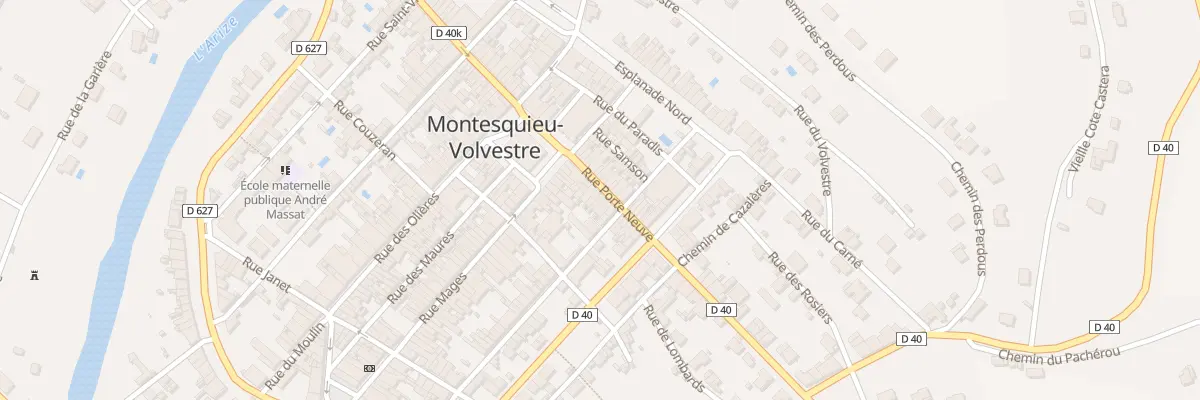 Plan du 12 Rue Porte Neuve à Montesquieu-Volvestre