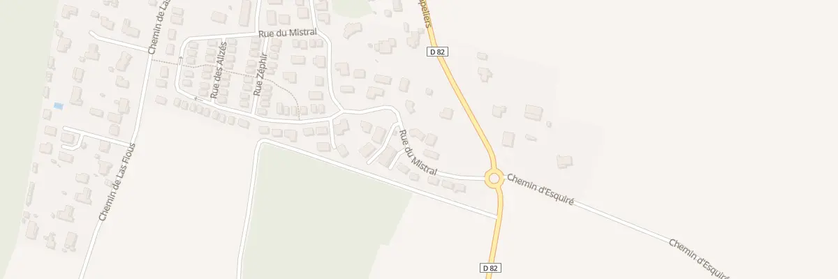 Plan du 5 Rue du Mistral à Fonsorbes