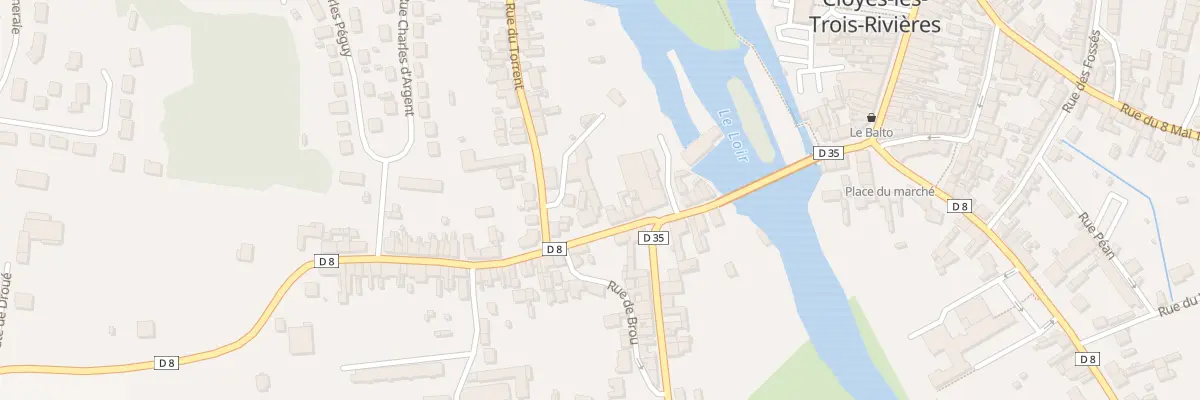 Plan du 8 Rue Montgreffier à Cloyes-les-Trois-Rivières