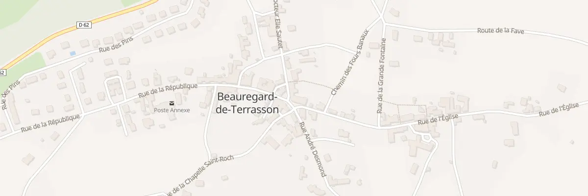 Plan du 5 Pl Maurice Dujarric à Beauregard-de-Terrasson