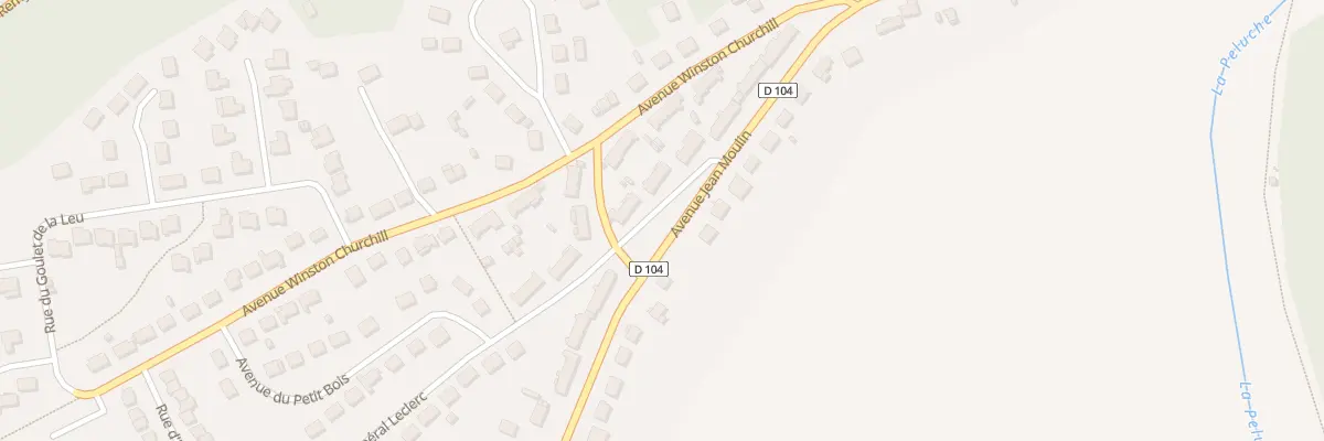 Plan du 13 Av Winston Churchill à Saint-Rémy-sur-Avre